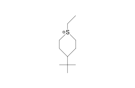 cis-1-Ethyl-4-tert-butyl-thianium cation