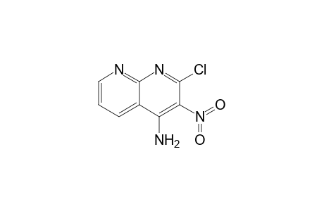 (2-chloro-3-nitro-1,8-naphthyridin-4-yl)amine