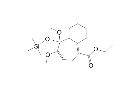 Ethyl 2,3,4,6,9,9a-Hexahydro-8,9-dimethoxy-9-[(trimethylsilyl)oxy]benzocycloheptene-5-carboxylate