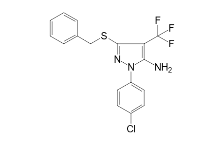 5-Benzylsulfanyl-2-(4-chloro-phenyl)-4-trifluoromethyl-2H-pyrazol-3-ylamine