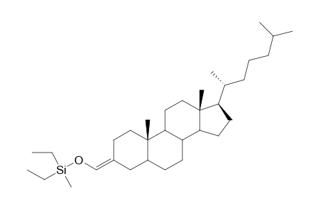 Cholestane, silane deriv.