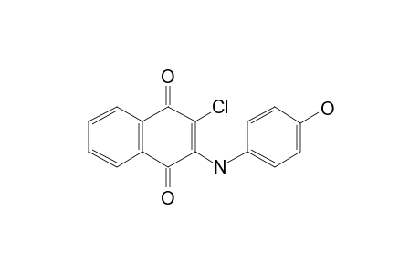 2-Chloro-3-(4-hydroxyphenylamino)-1,4-naphthoquinone