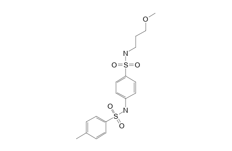 N-(3-methoxypropyl)-4'-methyl-4,N'-bi[benzenesulfonamide