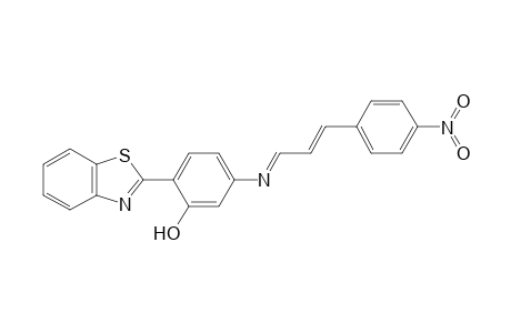 2-(2-Benzothiazolyl)-5-{[3-(4-nitrophenyl)allylidene]amino}phenol