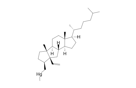 3.beta.-[(Methylmercurio)methyl]-5-vinyl-A,B-bisnor-5.beta.-cholestane