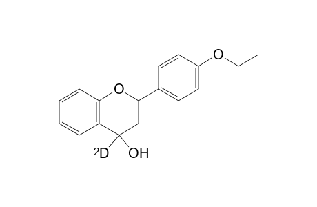 2H-1-Benzopyran-4-ol, 2-(4-ethoxyphenyl)-3,4-dihydro-4-d-