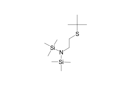 2-(Tert-butylthio)ethanamine, 2 tms derivative