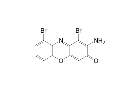 2-amino-1,9-dibromo-3H-phenoxazin-3-one
