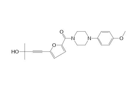 [5-(3-Hydroxy-3-methyl-but-1-ynyl)-furan-2-yl]-[4-(4-methoxy-phenyl)-piperazin-1-yl]-methanone