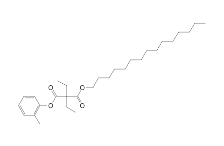 Diethylmalonic acid, 2-methylphenyl pentadecyl ester