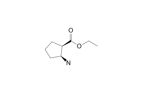 Cyclopentanecarboxylic acid, 2-amino-, ethyl ester, (1R,2S)-