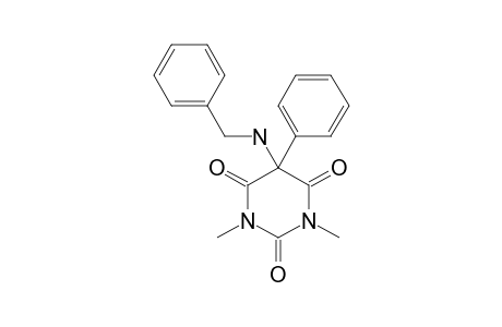 5-Benzylamino-1,3-dimethyl-5-phenylbarbituric-acid