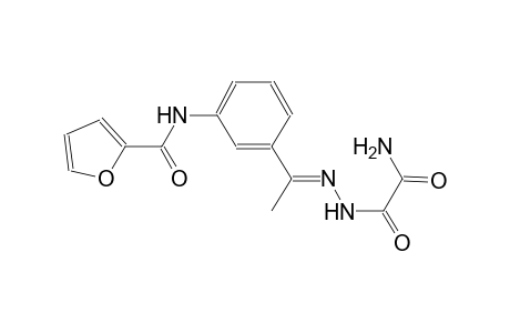 N-(3-{(1E)-N-[amino(oxo)acetyl]ethanehydrazonoyl}phenyl)-2-furamide