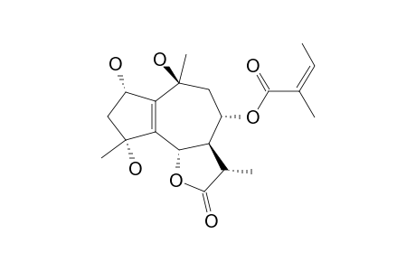 8-ALPHA-ANGELOXY-2-ALPHA,4-ALPHA,10-BETA-TRIHYDROXY-6-BETA-H,7-ALPHA-H,11-BETA-H-1(5)-GUAIEN-12,6-ALPHA-OLIDE