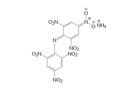 ammonium 2,4,6-trinitro-N-(2,4,6-trinitro-2,5-cyclohexadien-1-ylidene)aniline