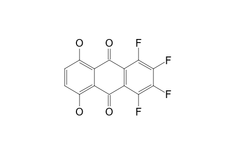 1,2,3,4-Tetrafluoro-5,8-dihydroxyanthraquinone