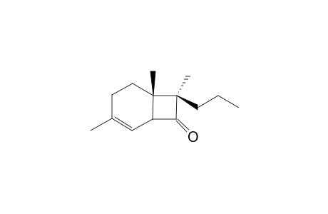 exo-3,6,7-Trimethyl-7-propylbicyclo[4.2.0]oct-2-en-8-one