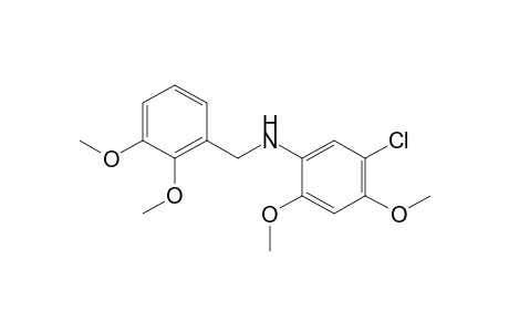 N-(5-chloro-2,4-dimethoxyphenyl)-2,3-dimethoxybenzylamine