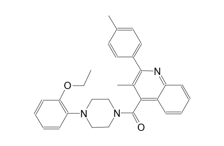 4-{[4-(2-ethoxyphenyl)-1-piperazinyl]carbonyl}-3-methyl-2-(4-methylphenyl)quinoline