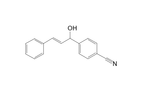 4-(1-hydroxy-3-phenylallyl)benzonitrile