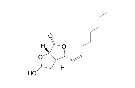 (3aR*,4R*,6aS*)-2-Hydroxy-4-[(Z)-1-octenyl]perhydrofuro[3,4-b]furan-6-one