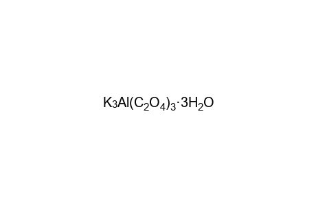 POTASSIUM TRIOXALATOALUMINATE, TRIHYDRATE