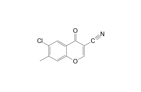 6-Chloro-3-cyano-7-methylchromone