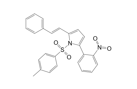 5-(ORTHO-NITROPHENYL)-2-STYRYL-1-TOSYLPYRROLE