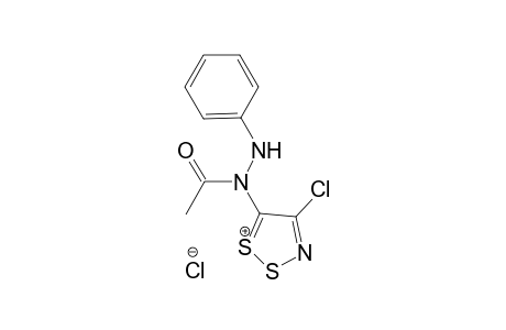 5-(N-Acetyl-N'-phenylhydrazine)-4-chloro-1,2,3-dithiazolium chloride