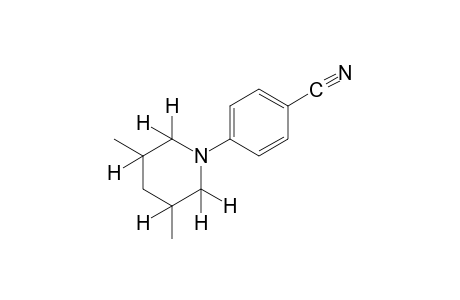 p-(3,5-dimethylpiperidino)benzonitrile
