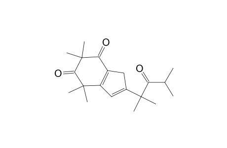 4,4,6,6-Tetramethyl-2-(1,1,3-trimethyl-2-oxobutyl)[1H]indene-5,7(4H,6H)-dione