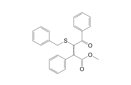 methyl 3-benzylsulfanyl-4-oxo-2,4-diphenyl-but-2-enoate