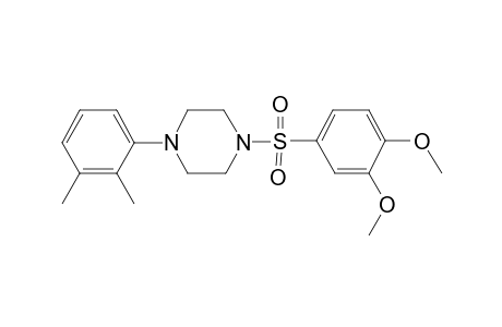 Piperazine, 1-(3,4-dimethoxybenzenesulfonyl)-4-(2,3-dimethylphenyl)-