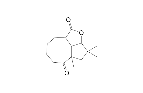 1,11,11-Trimethyl-9-oxatricyclo[5.5.1.0(10,13)]tridecan-2,8-dione