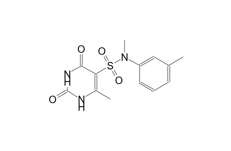 N,6-dimethyl-N-(3-methylphenyl)-2,4-dioxo-1,2,3,4-tetrahydro-5-pyrimidinesulfonamide