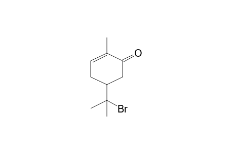 5-(1-bromo-1-methyl-ethyl)-2-methyl-cyclohex-2-en-1-one