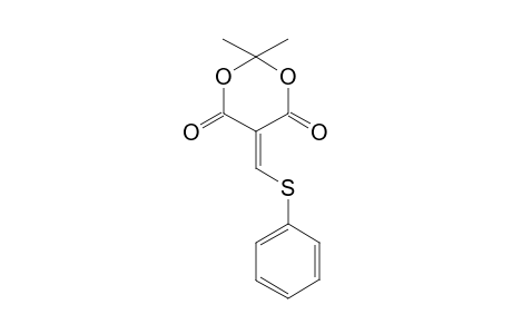 2,2-dimethyl-5-[(phenylthio)methylene]-1,3-dioxane-4,6-quinone