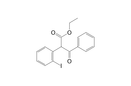 Ethyl 2-(2-iodophenyl)-3-phenyl-3-oxopropionate