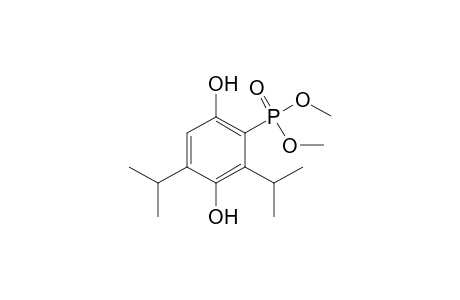 2-Dimethoxyphosphoryl-3,5-di(propan-2-yl)benzene-1,4-diol