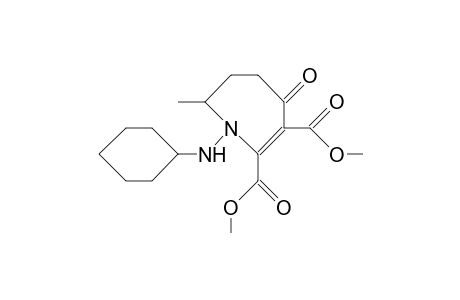 Dimethyl 1-cyclohexylamino-4,5,6,7-tetrahydro-7-methyl-4-oxo-1H-azepine-2,3-dicarboxylate