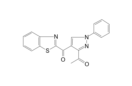 1-[4-(1,3-Benzothiazol-2-ylcarbonyl)-1-phenyl-1H-pyrazol-3-yl]ethanone