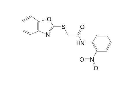 2-(1,3-benzoxazol-2-ylsulfanyl)-N-(2-nitrophenyl)acetamide