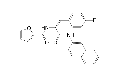 2-furancarboxamide, N-[(E)-2-(4-fluorophenyl)-1-[(2-naphthalenylamino)carbonyl]ethenyl]-