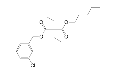 Diethylmalonic acid, 3-chlorobenzyl pentyl ester