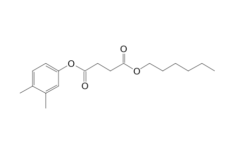 Succinic acid, 3,4-dimethylphenyl hexyl ester