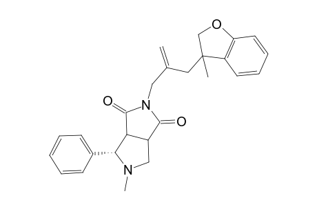 2-[2-(4-Methyl-2,3-dihydrobenzofuran-3-ylmethyl)allyl]-5-methyl-4-phenyl-1,3,3a.alpha.,4.alpha.,6.alpha..beta.,6a.alpha.-hexahydropyrrolo[3,4-c]pyrrole-1,3-dione