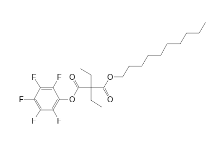 Diethylmalonic acid, decyl pentafluorophenyl ester