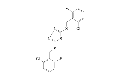 2,5-bis[(2-chloro-6-fluorobenzyl)thio]-1,3,4-thiadiazole