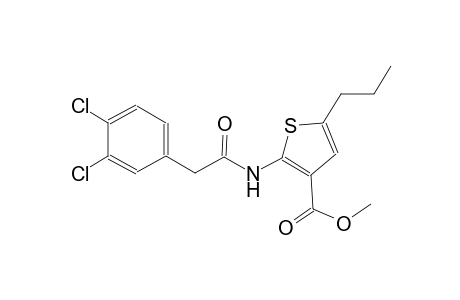 methyl 2-{[(3,4-dichlorophenyl)acetyl]amino}-5-propyl-3-thiophenecarboxylate