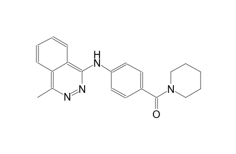 4-methyl-N-[4-(1-piperidinylcarbonyl)phenyl]-1-phthalazinamine